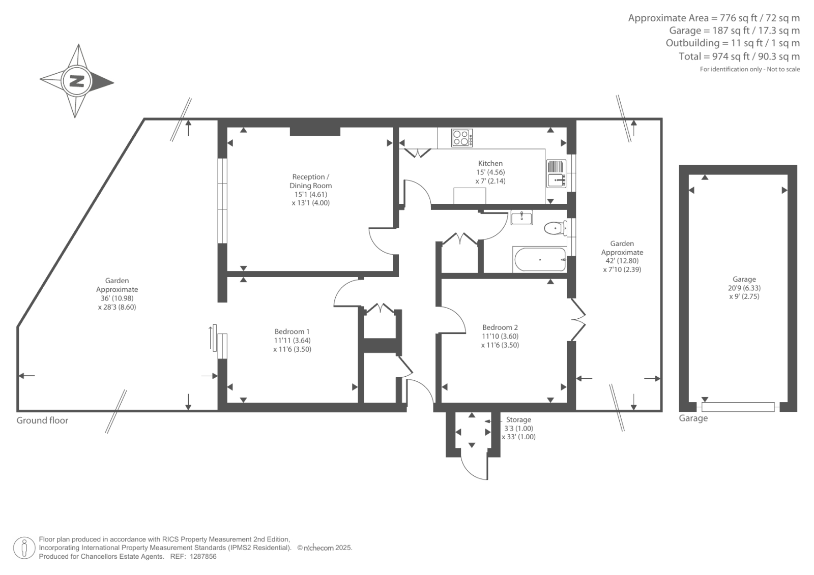 Flat 5 Holmdene,, Holden Road, London floorplan