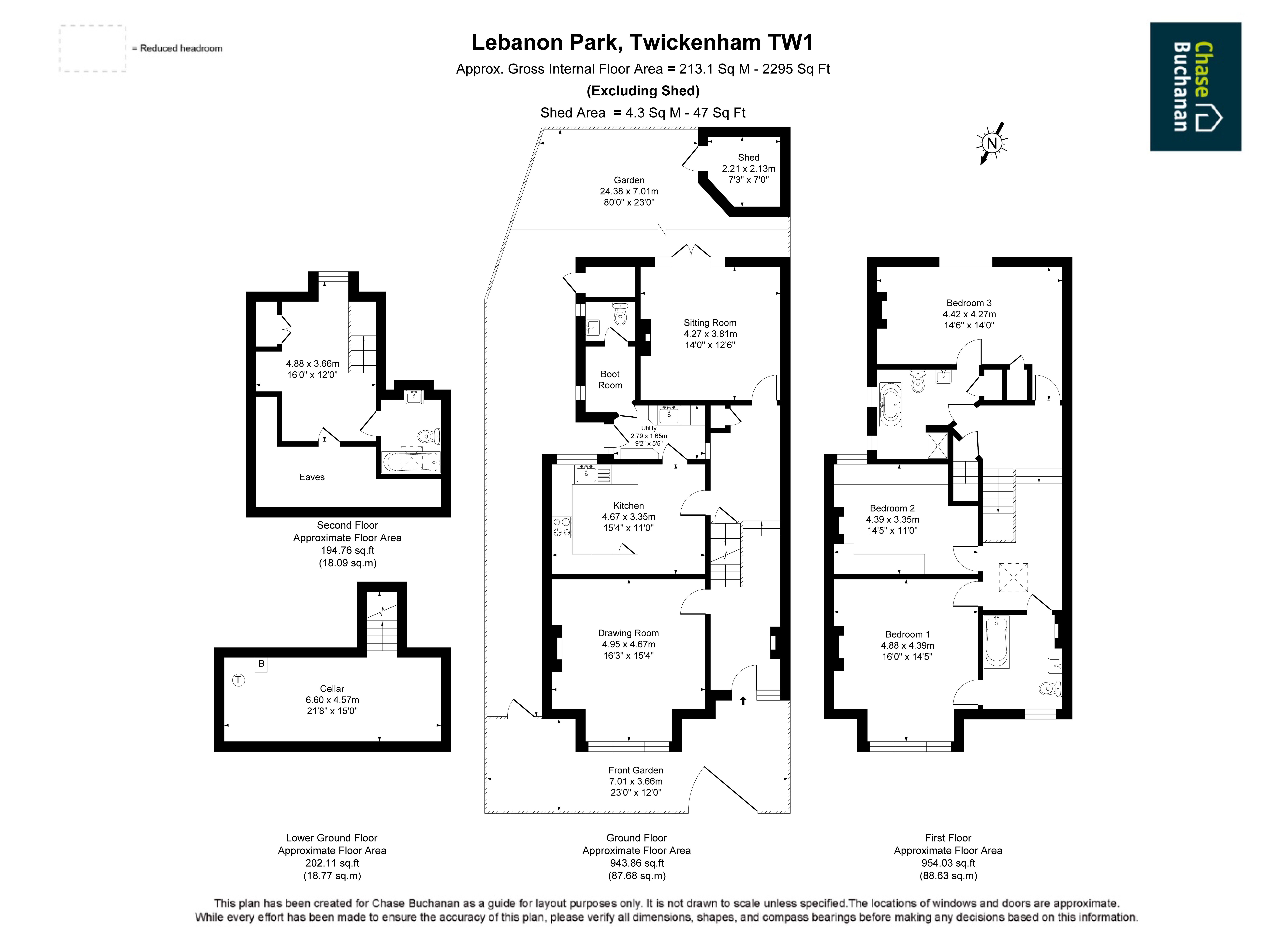 27, Lebanon Park, Twickenham floorplan