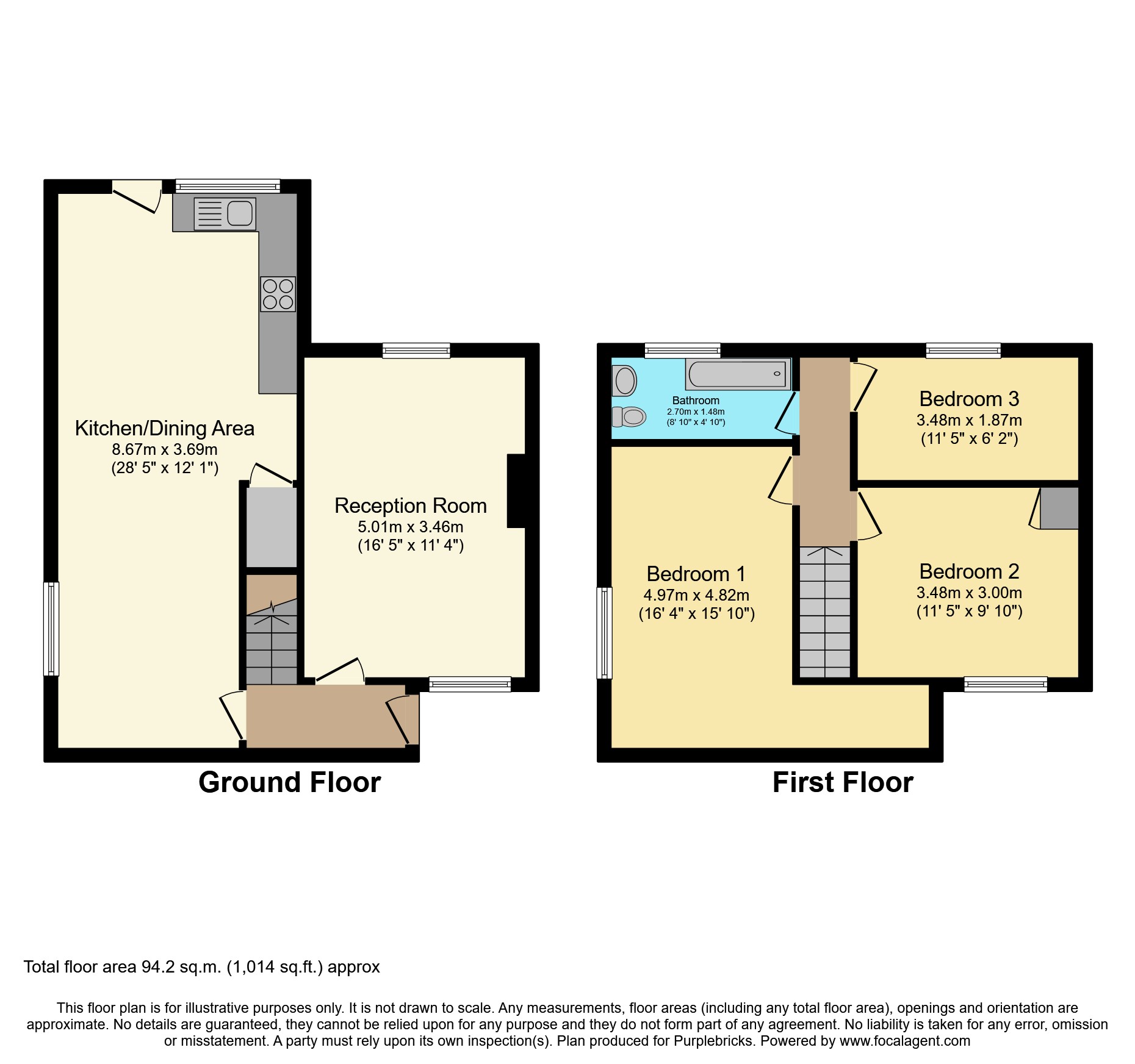 Weardale Crescent, Billingham TS23, 3 bedroom terraced house for sale