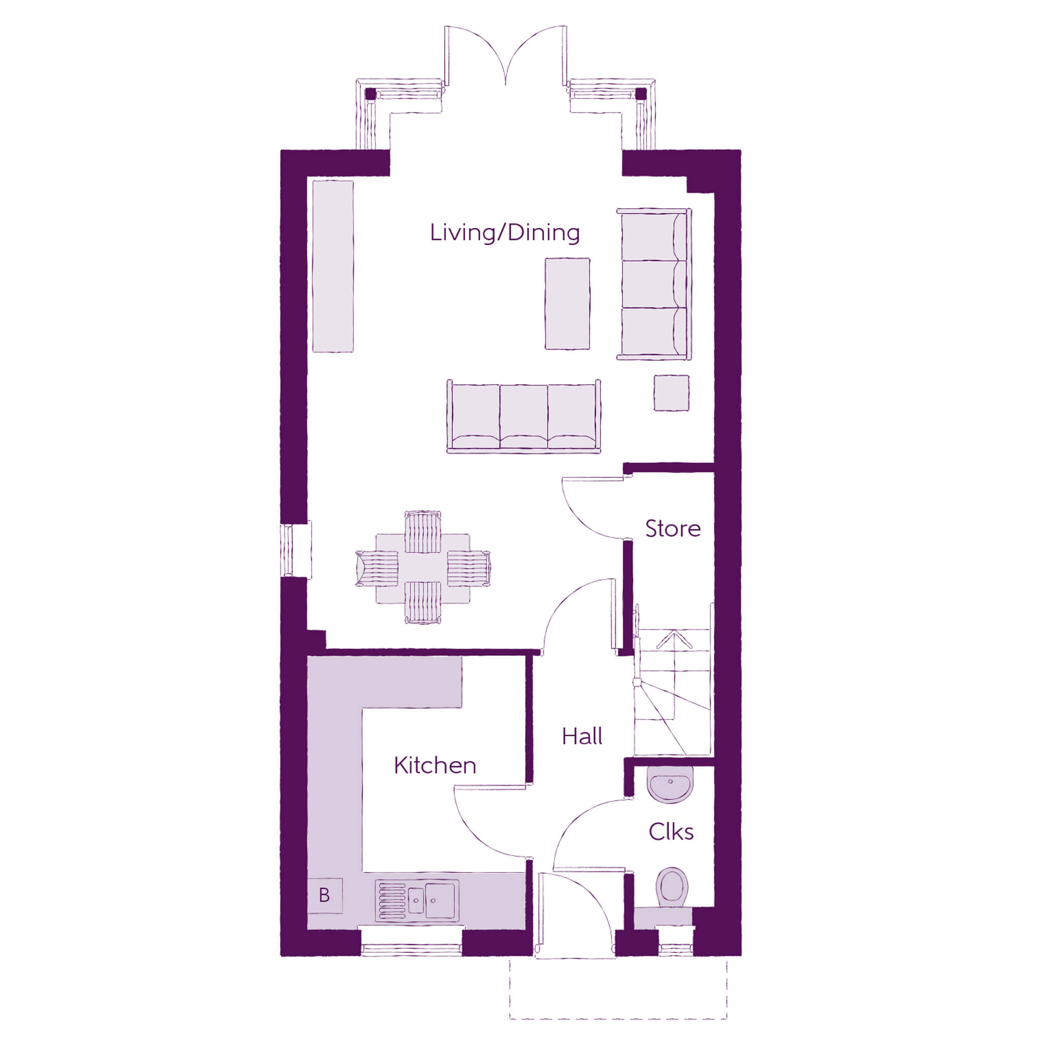 210, London Road, Sleaford floorplan