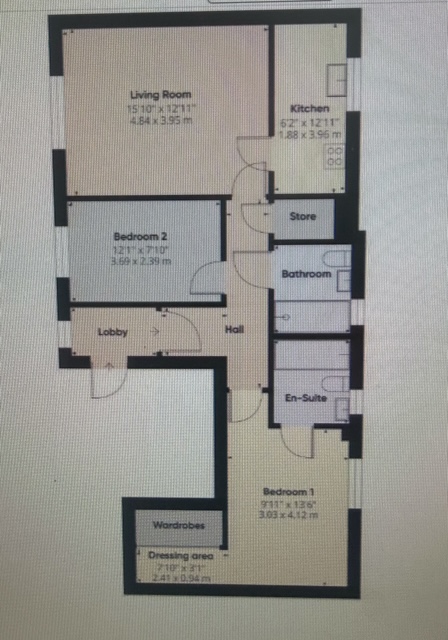 Flat 20, Avenue Court,, The Avenue, Surrey floorplan