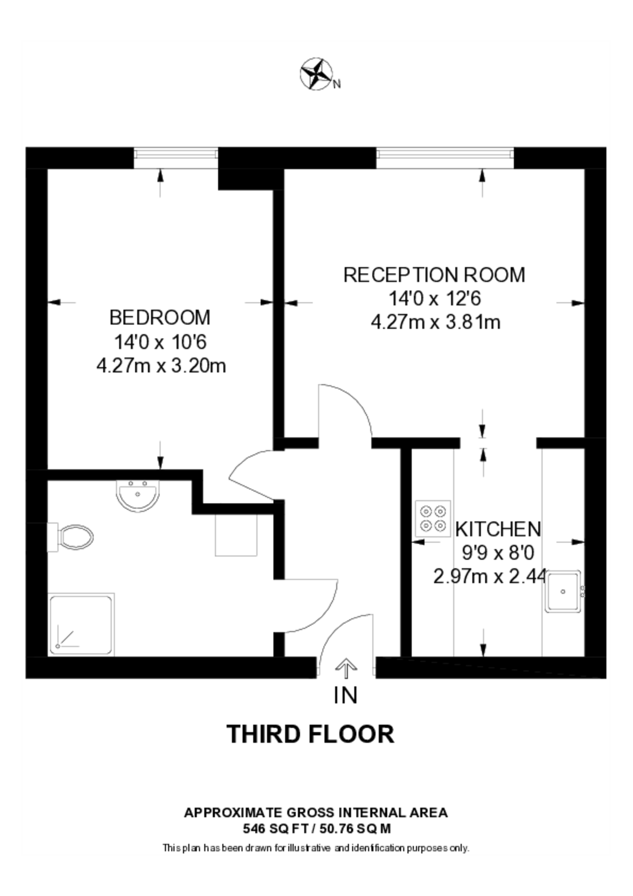 St Pancras Way, King's Cross floorplan