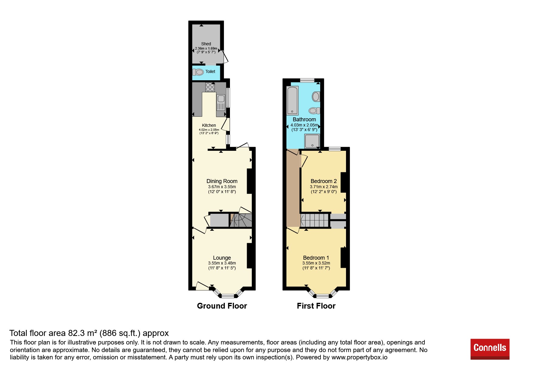 158, Wilberforce Road, Leicester floorplan