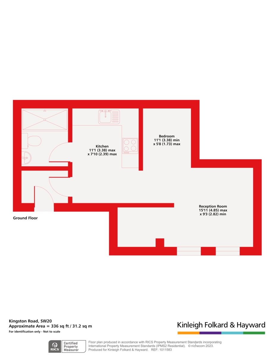 3, 582a, Kingston Road, London floorplan