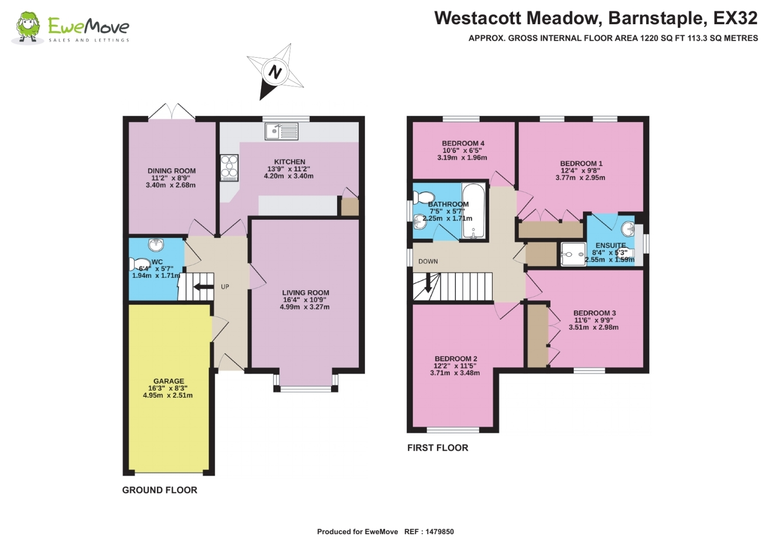 6, Westacott Meadow, Barnstaple floorplan