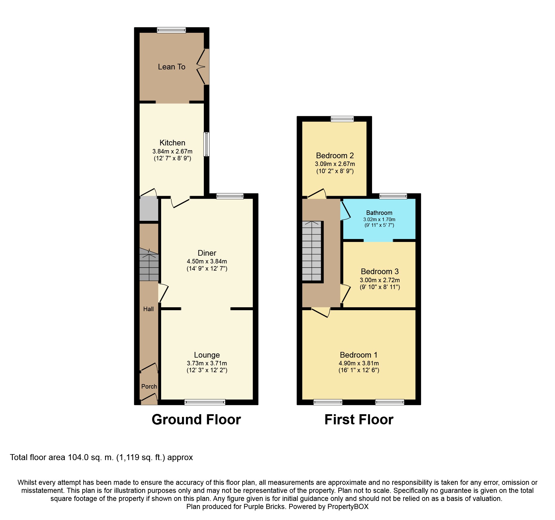 3 Bedrooms Terraced house for sale in Smallbrook Lane, Leigh WN7