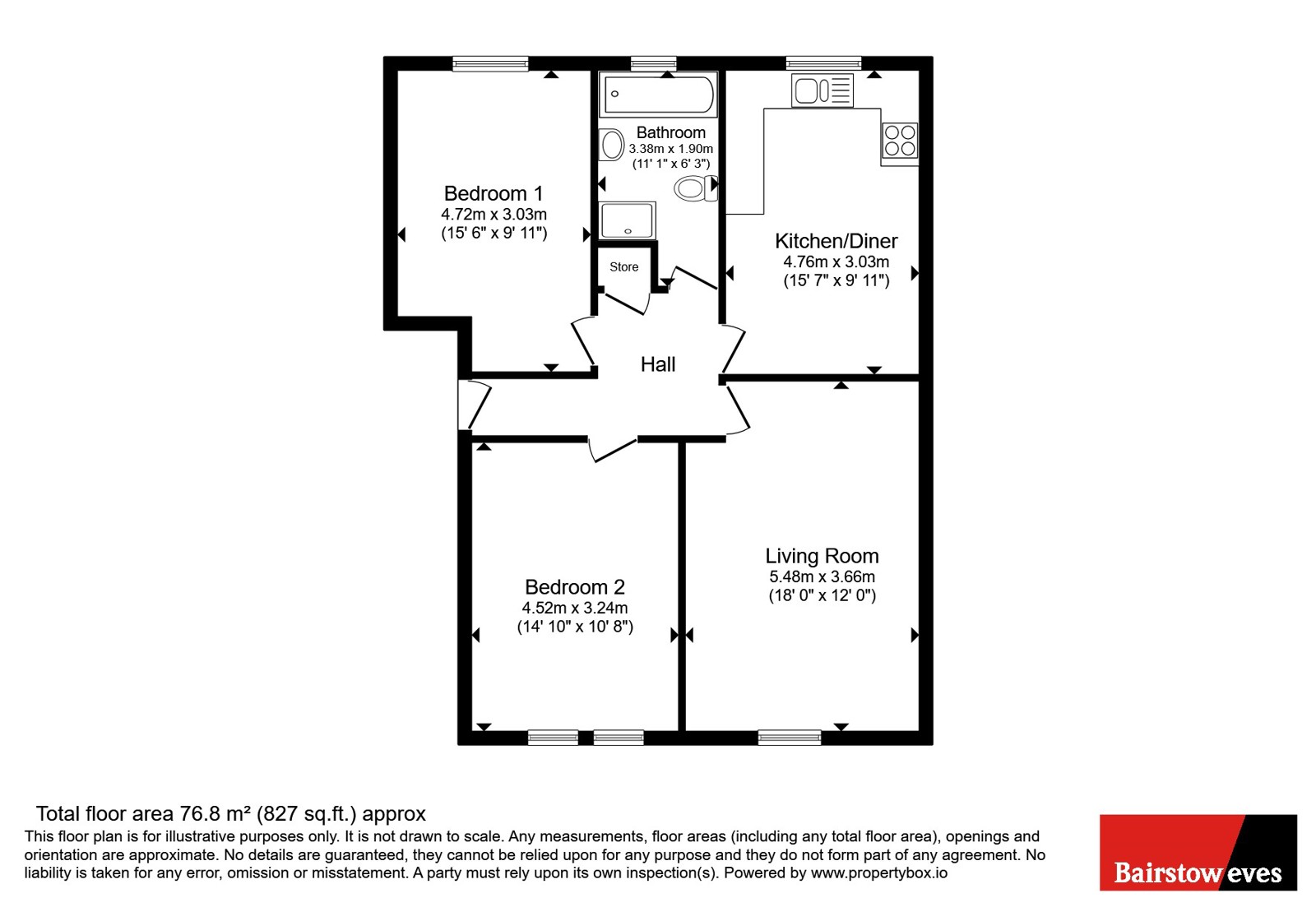 Flat 15 Nelmes Court,, Nelmes Way, Essex floorplan
