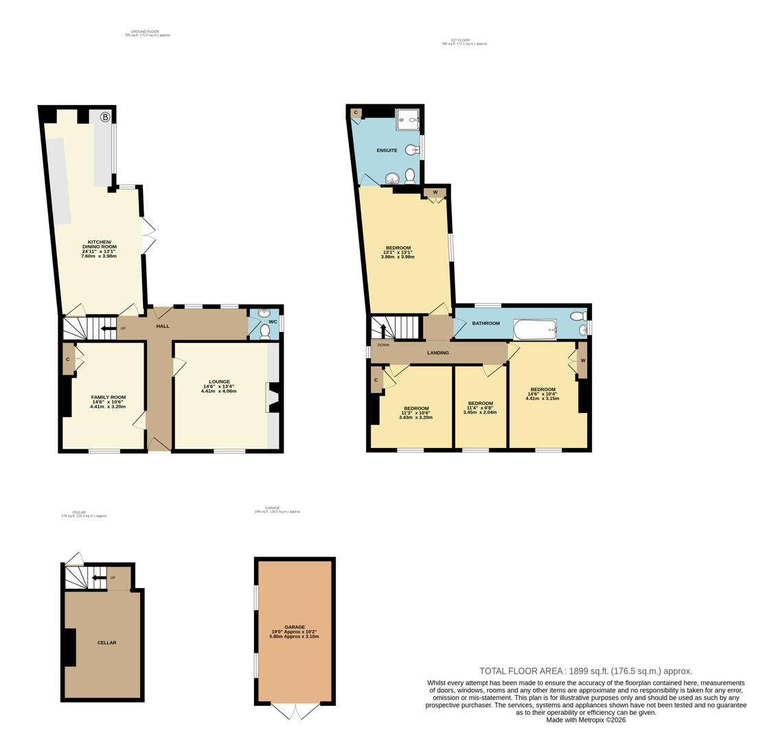 16a, Oxford Street, Southam floorplan