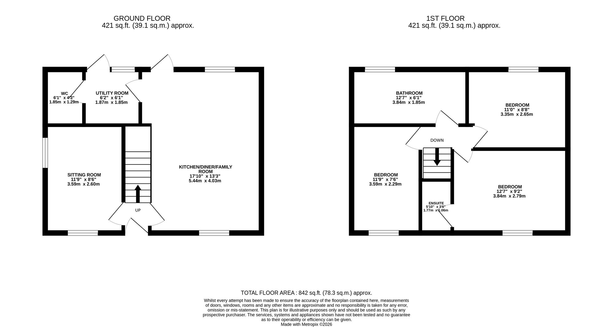 19 Cumberland Avenue, Manchester floorplan
