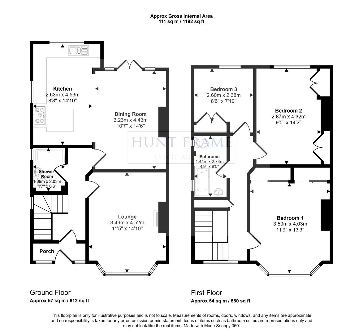 66, Kings Avenue, Eastbourne floorplan