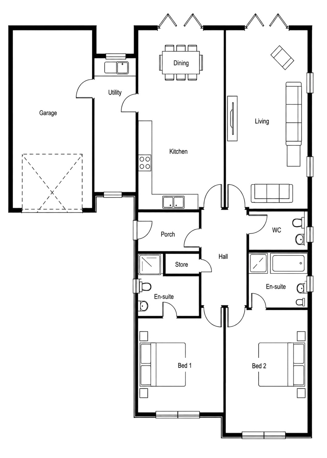 Plot 1, The Otters Nook,, South Otterington, North Yorkshire floorplan