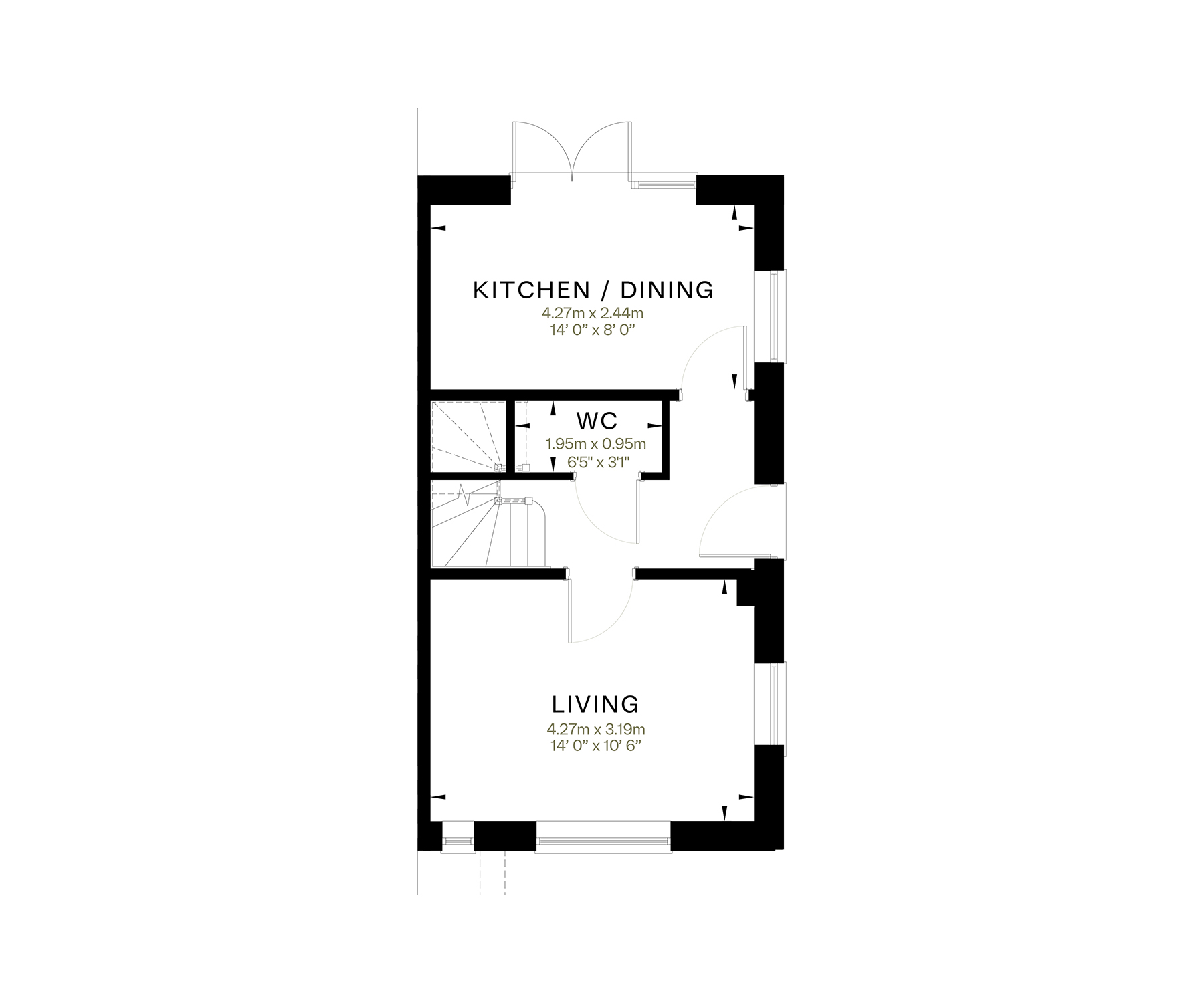 Plot 16a, The Brompton, Scholars Court, Malvern floorplan
