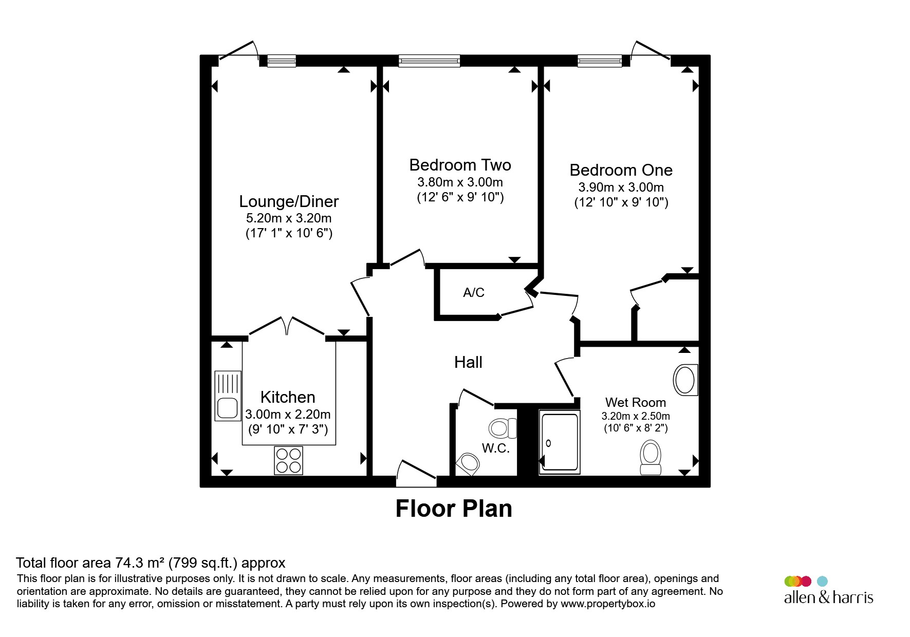 Bowles Court, 51, Westmead Lane, Chippenham floorplan