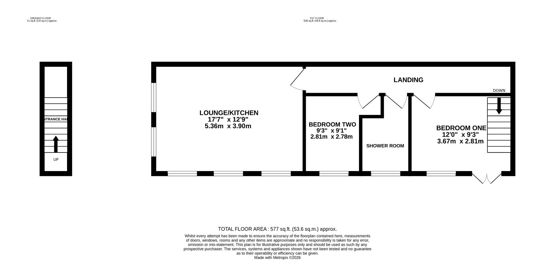 10, South Street, Northampton floorplan