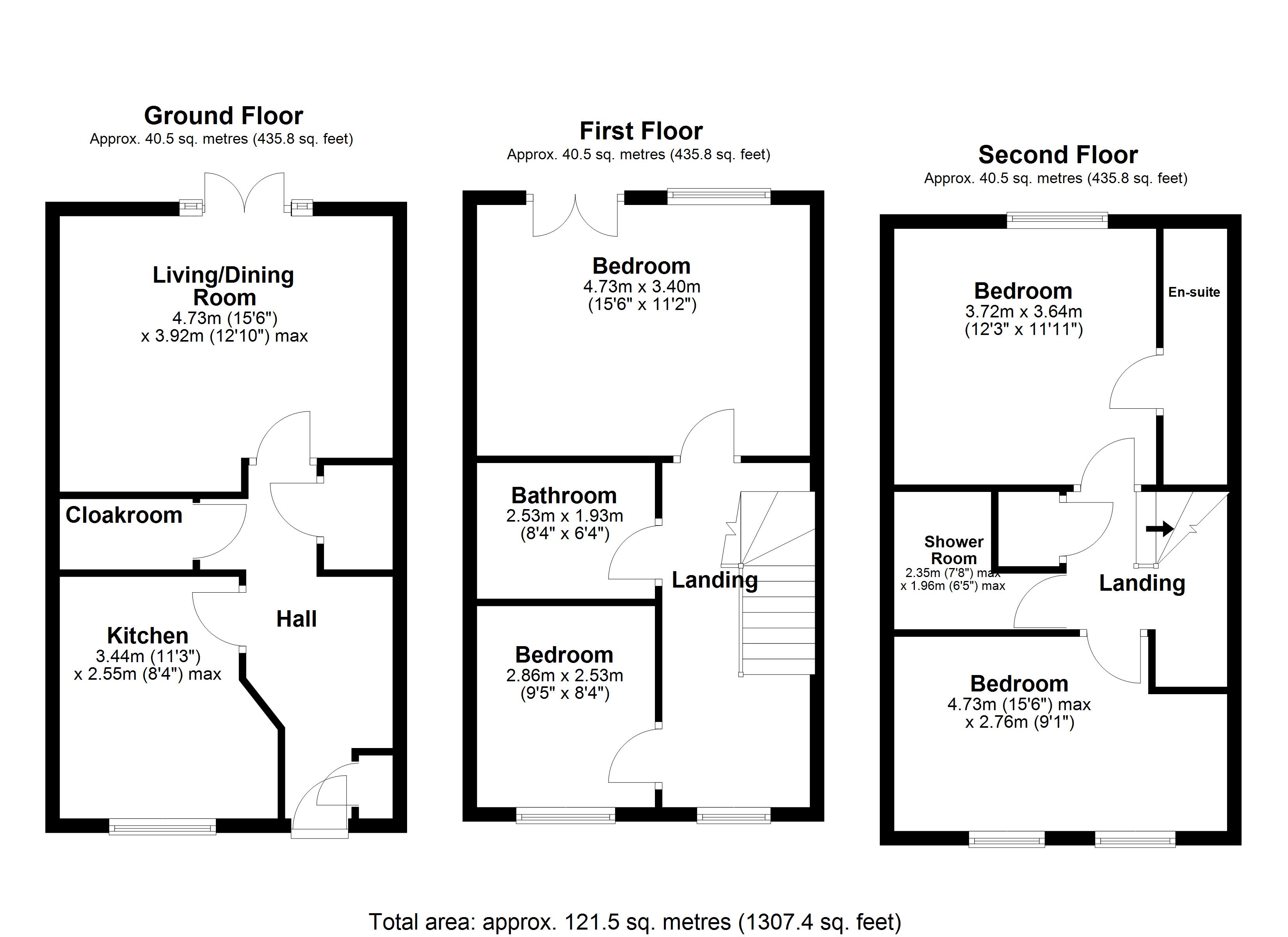 43, Fuller Way, Suffolk floorplan