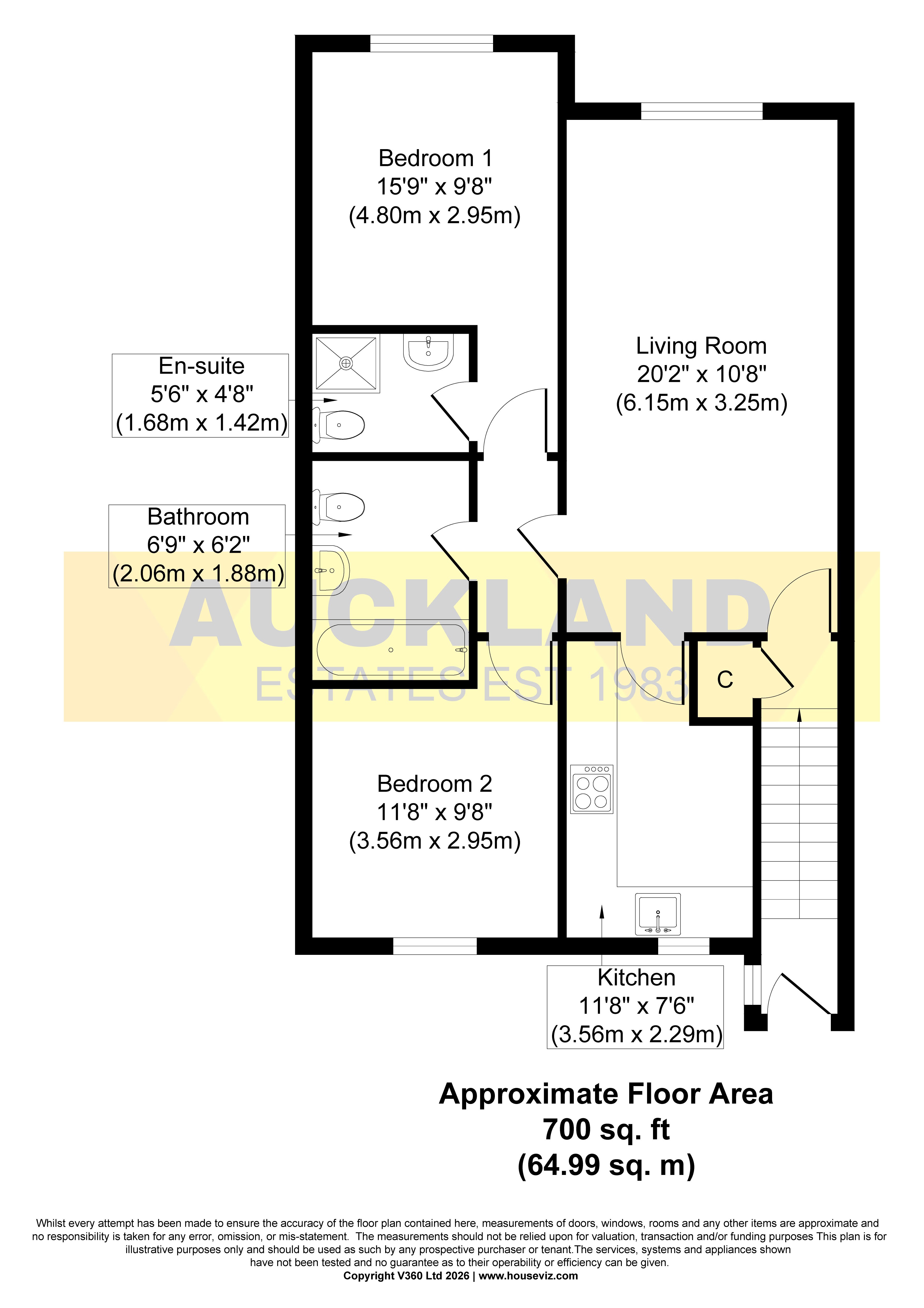 6, Weston Close, Potters Bar floorplan