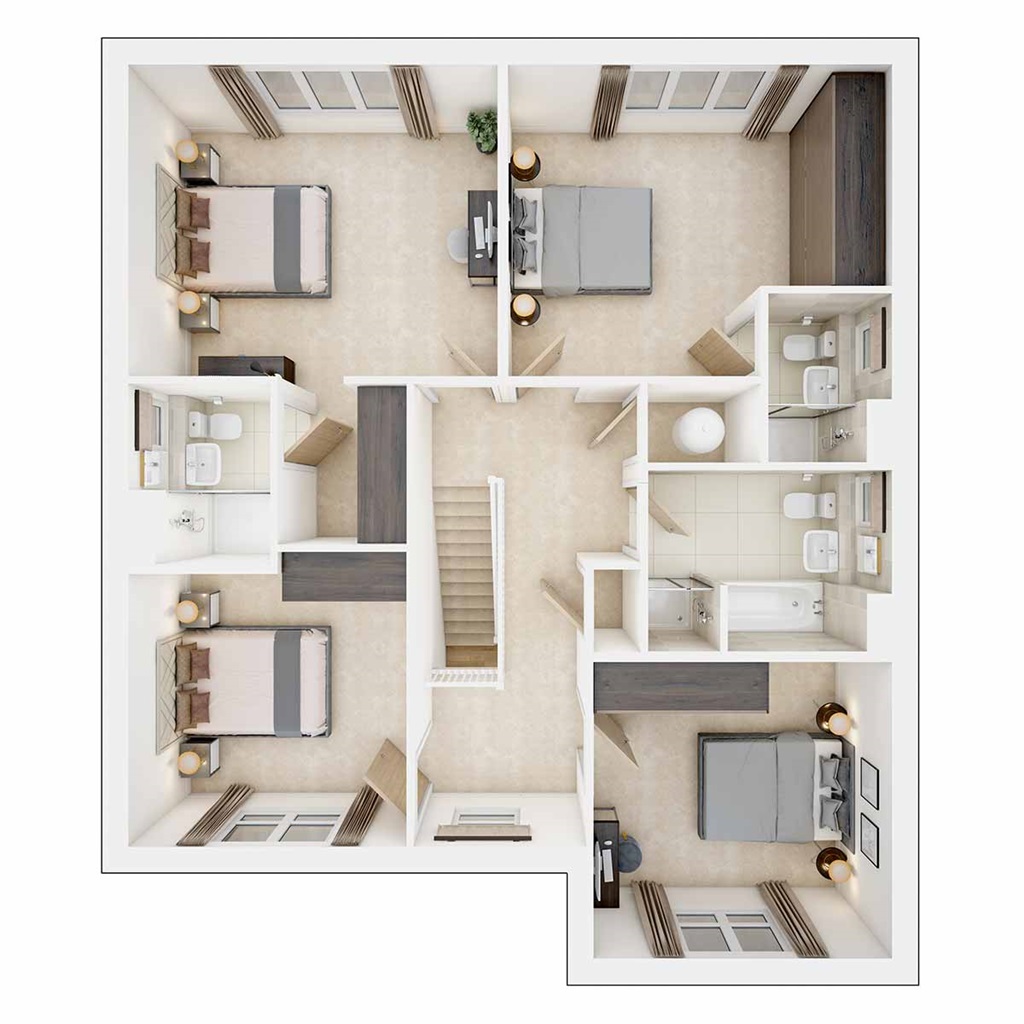 The Elterham - Plot 9, Squires Cross, Squires Road, Stretton-On-Dunsmore floorplan