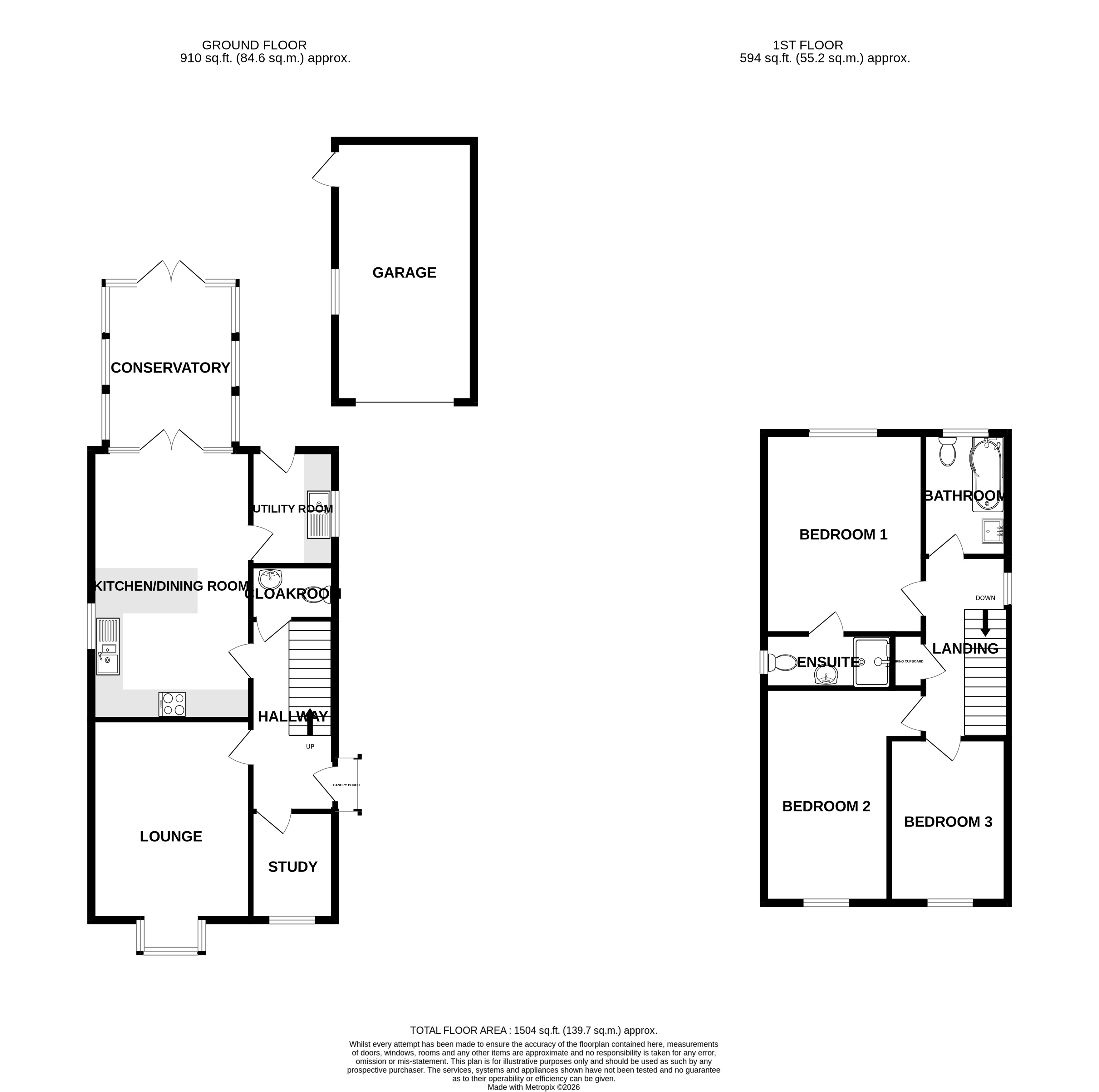 7B, Orchard Close, Suffolk floorplan