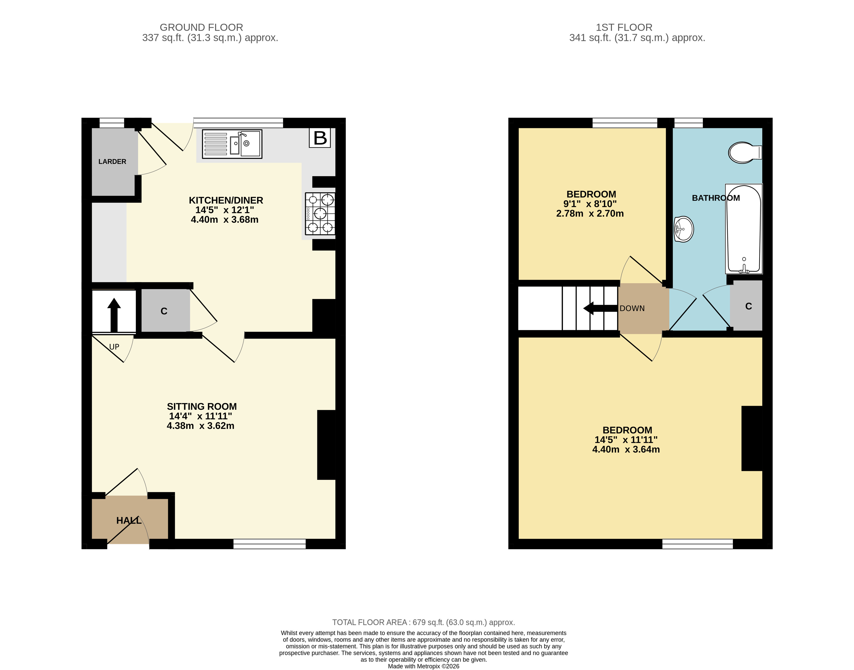 3, Albion Place, Oxfordshire floorplan