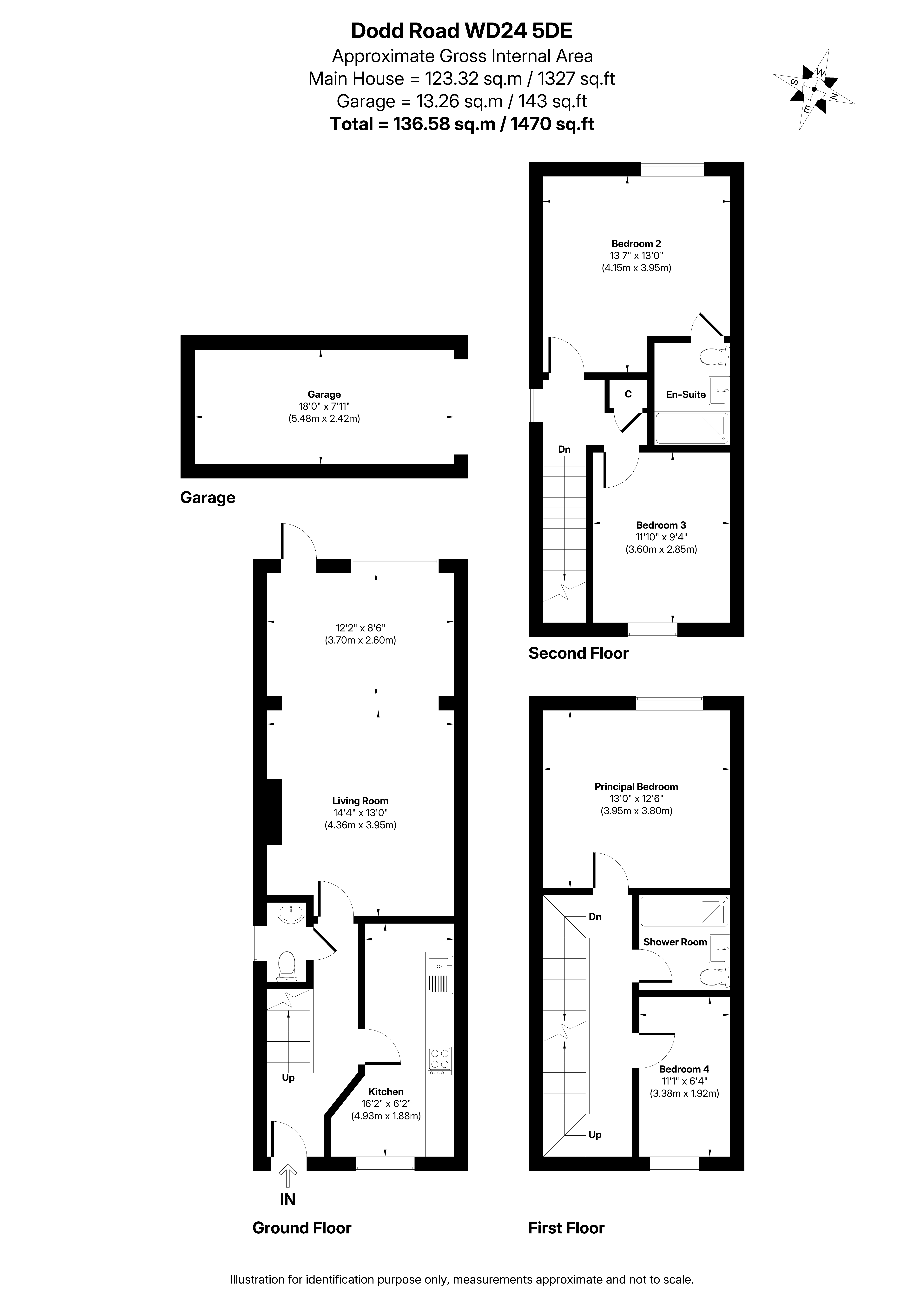 22, Dodd Road, Hertfordshire floorplan