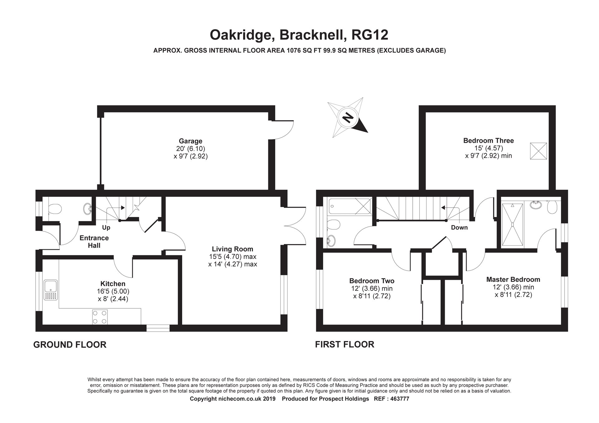 3 Bedrooms Detached house for sale in Oakridge, Eastern Road, Bracknell, Berkshire RG12