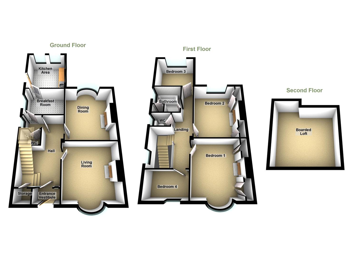 22, Laurel Road, Saltburn-By-The-Sea floorplan