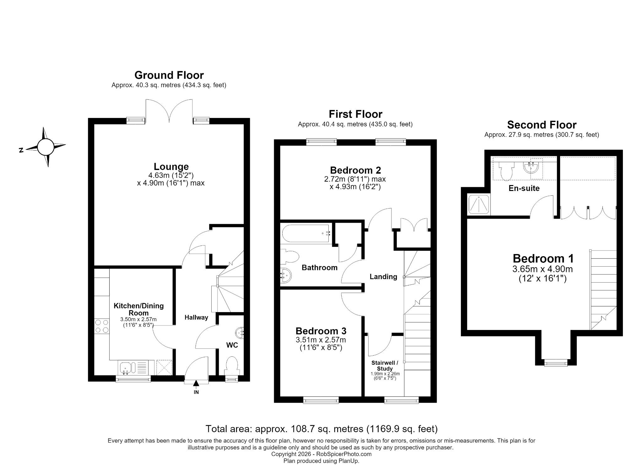 53, Patenall Way, North Northamptonshire floorplan