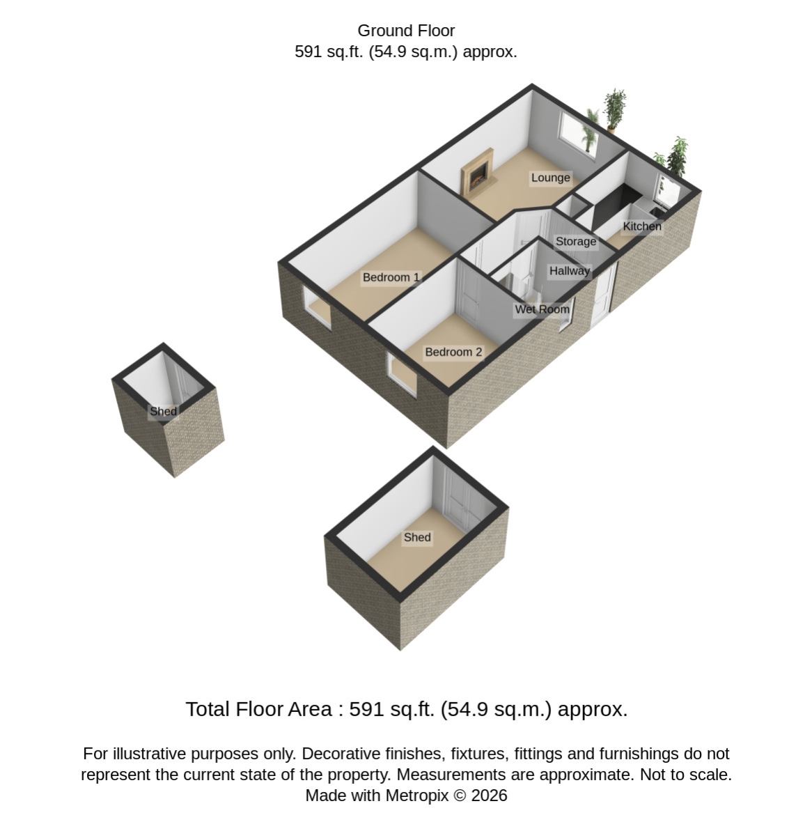 9, Sixth Avenue, Grantham floorplan