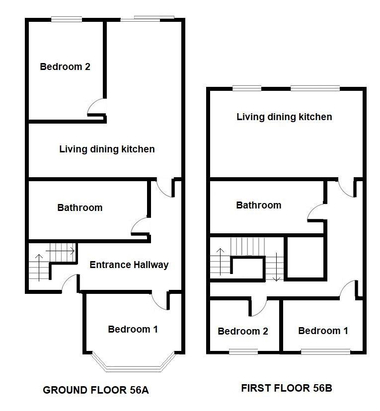 56B., Queens Road, Hinckley floorplan
