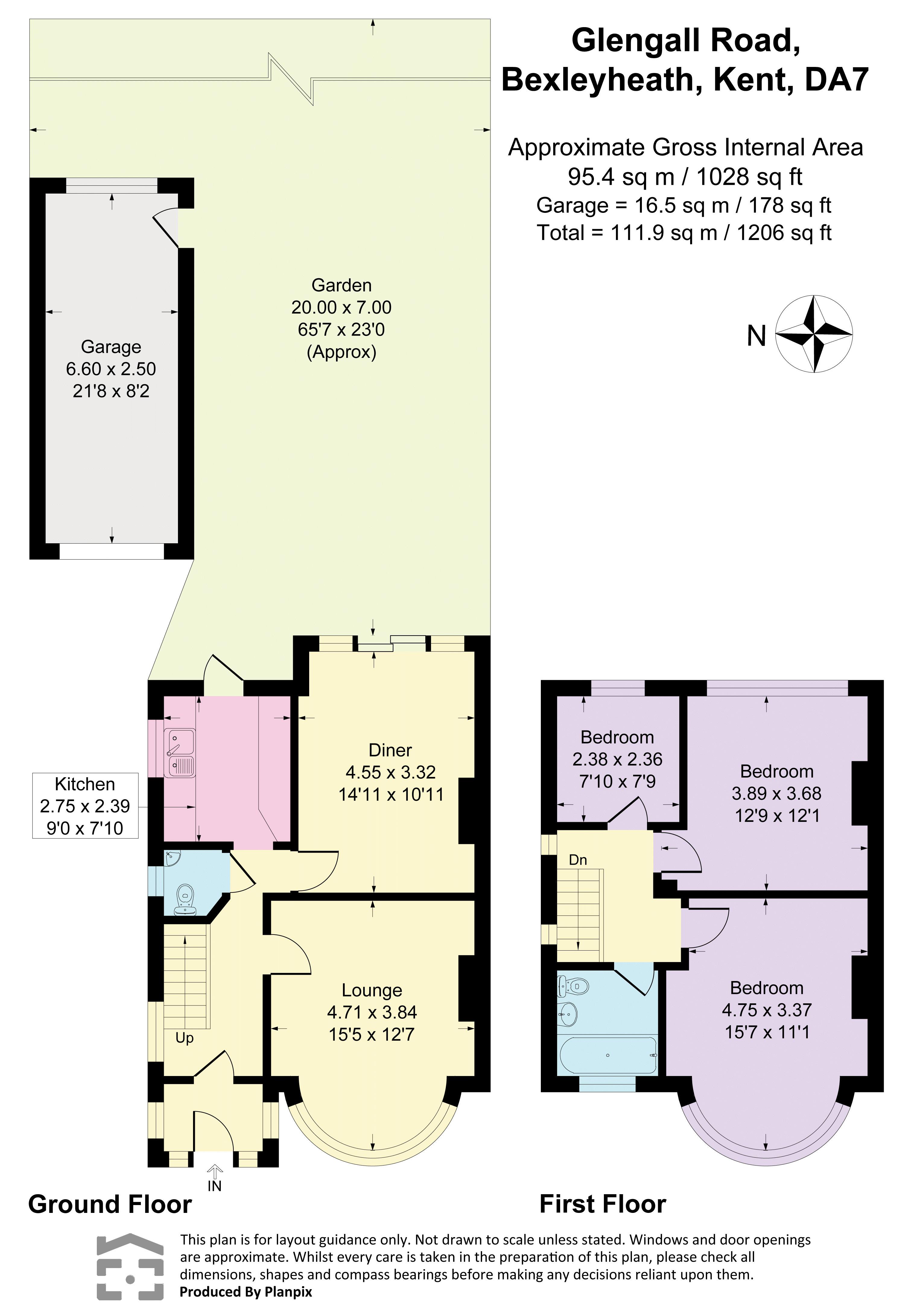 21, Glengall Road, Bexleyheath floorplan