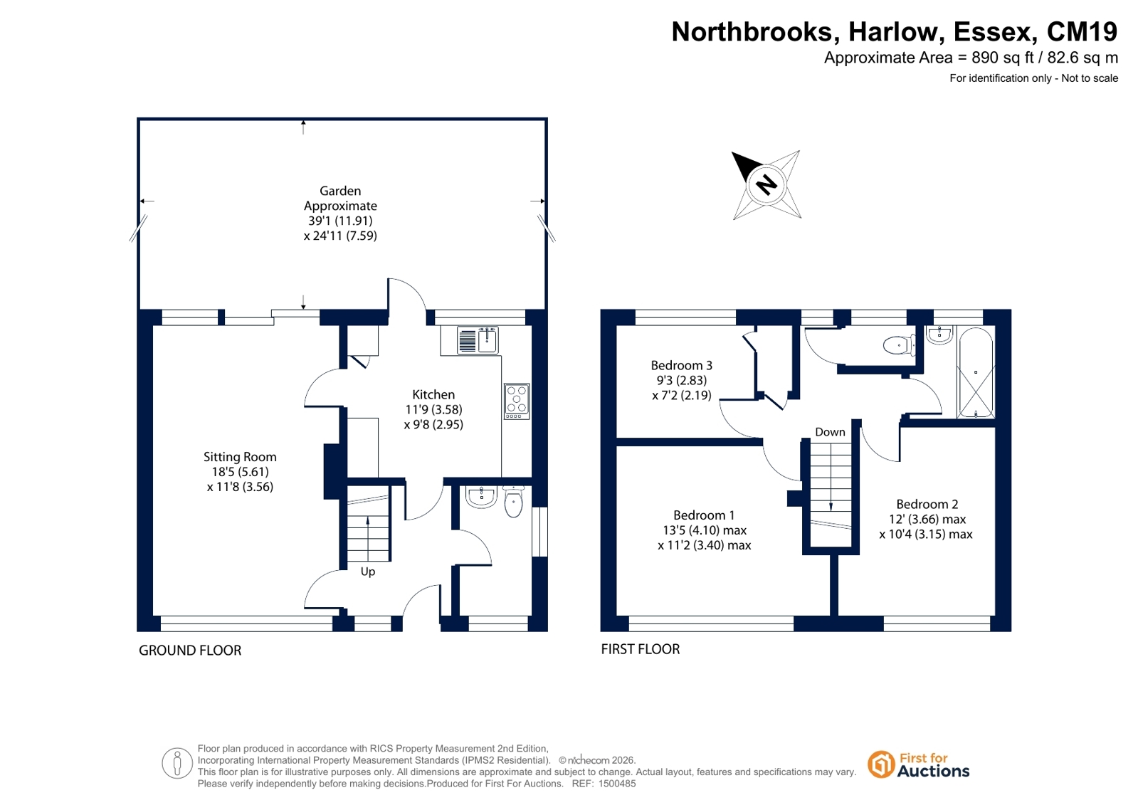 328, Northbrooks, Essex floorplan