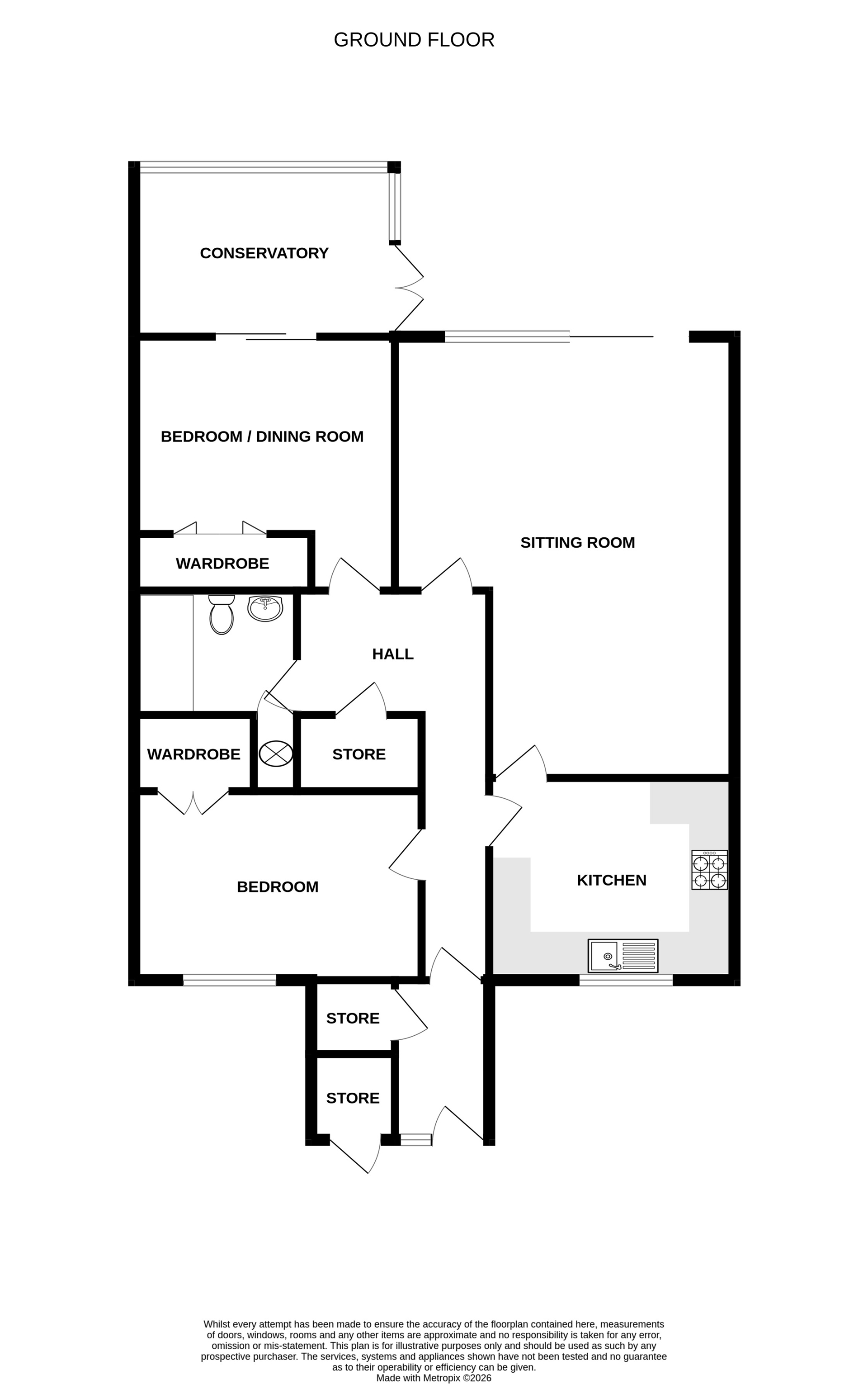 6, Barley Close, Martin Mill floorplan