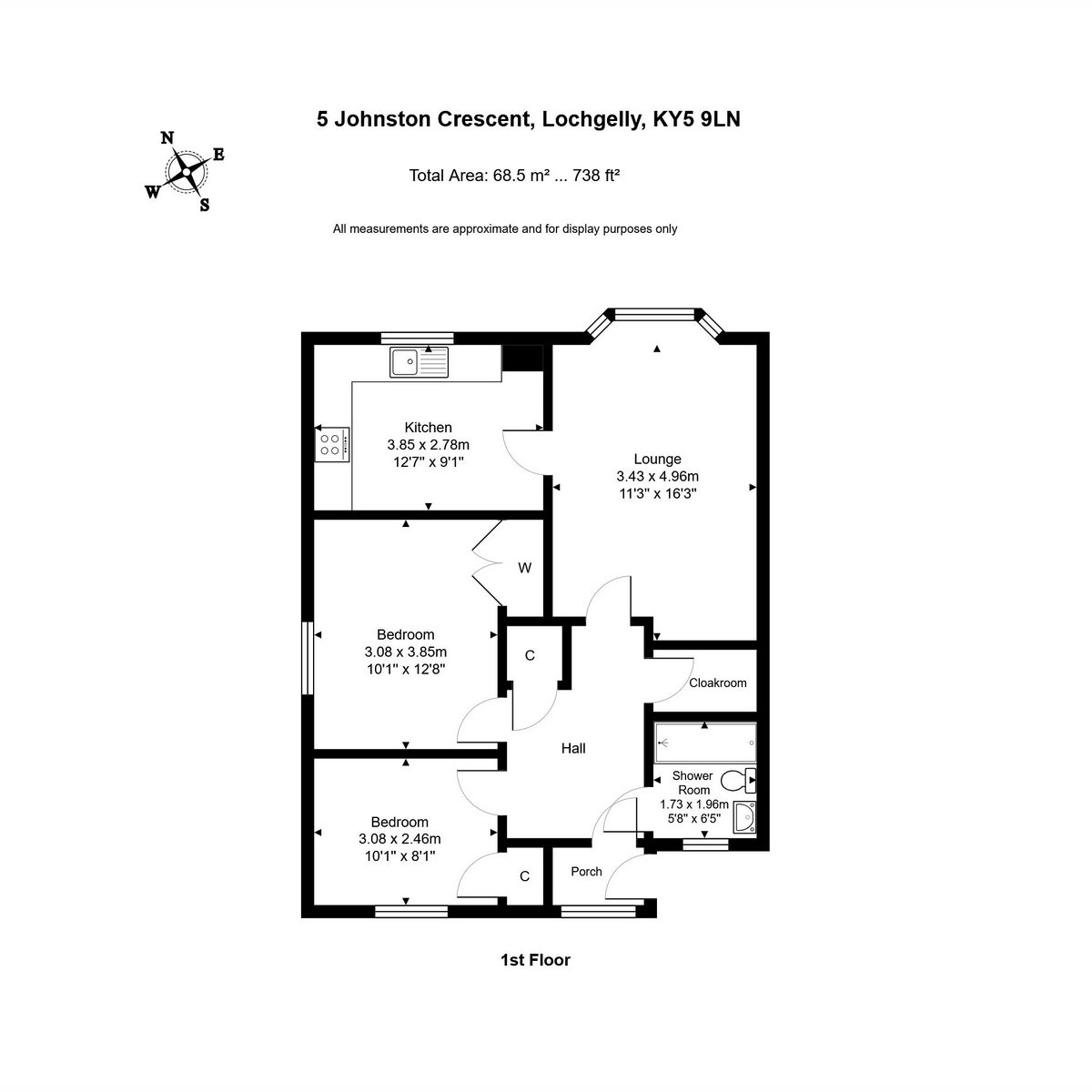 5, Johnston Crescent, Lochgelly floorplan