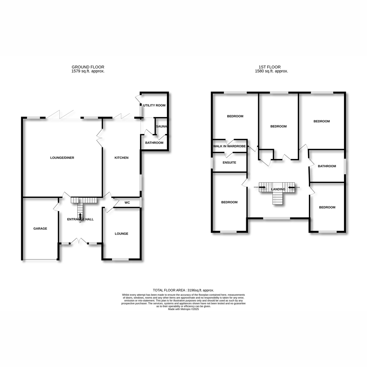 124, Clarence Road, Rayleigh floorplan