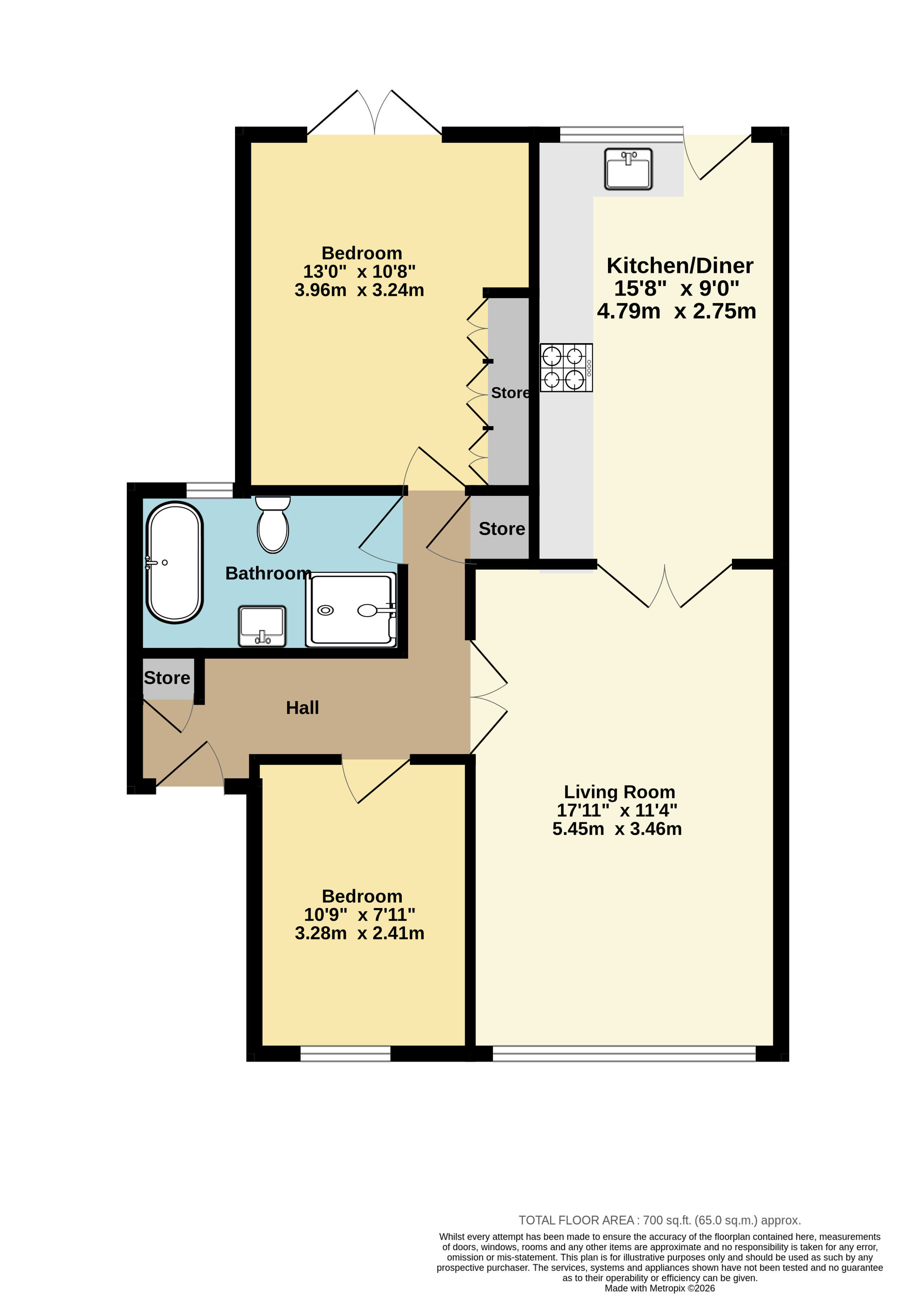 Marshall Crescent, Kent floorplan