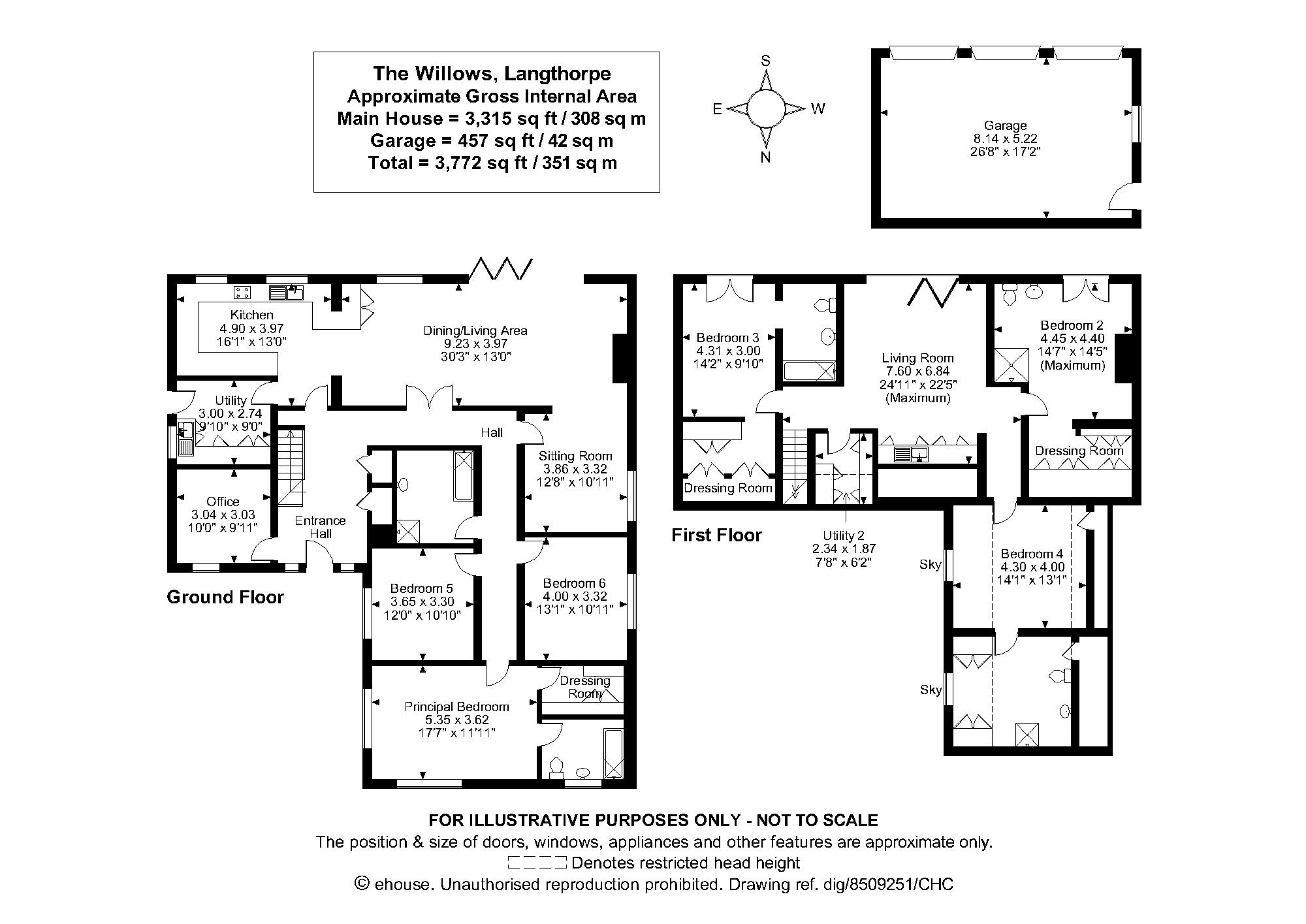 The Willows, Langthorpe, Near Boroughbridge, North Yorkshire YO51, 6
