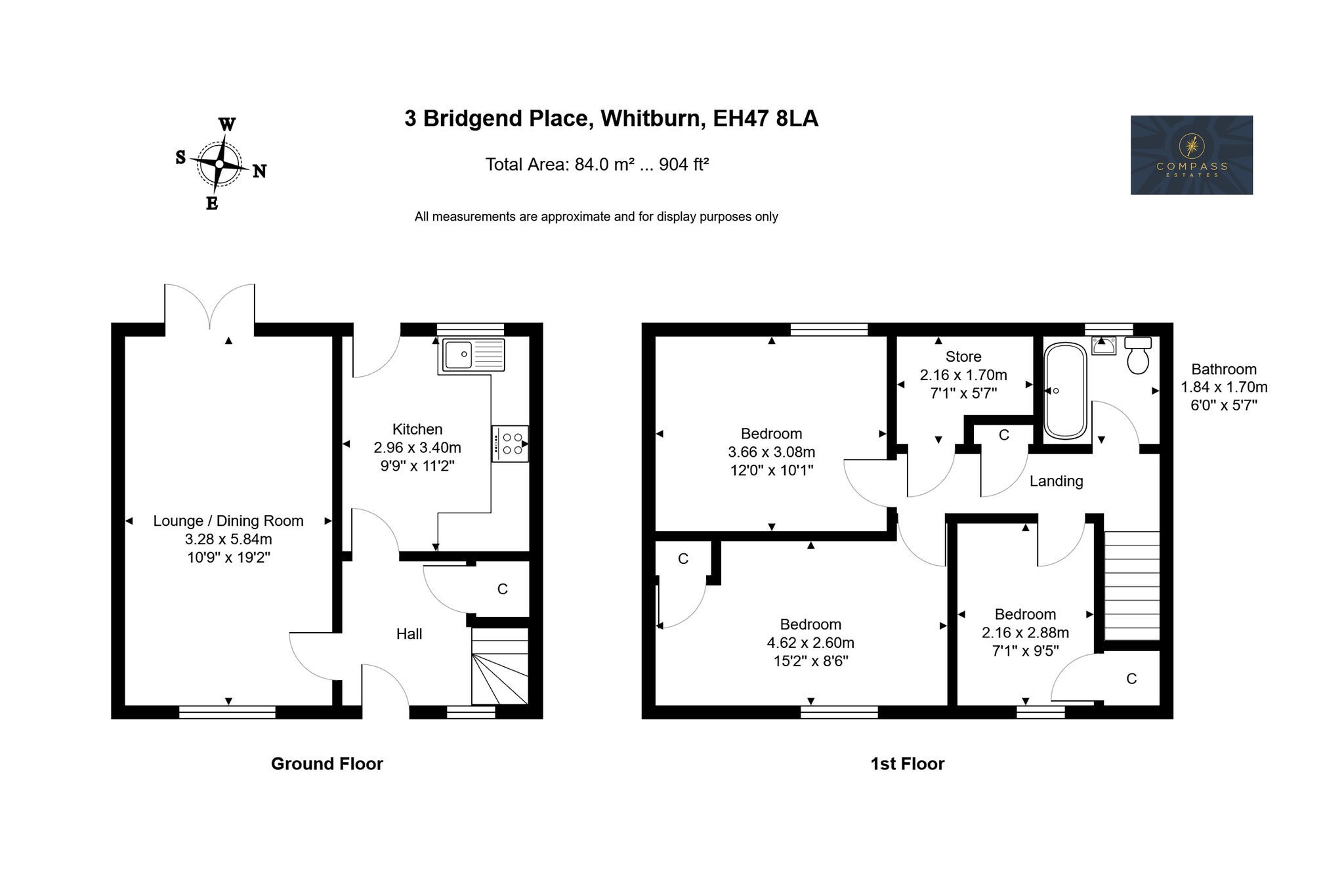 3 Bridgend Place, Bathgate floorplan