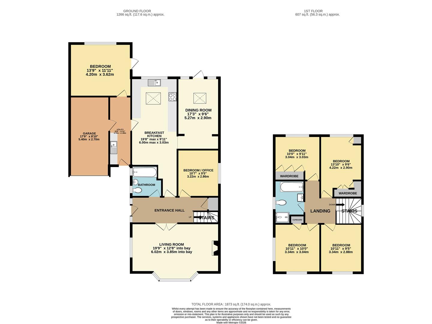 41, Usher Park Road, York floorplan