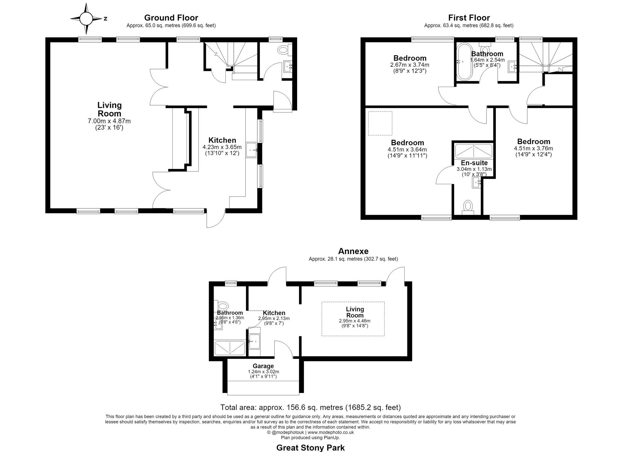 43 Great Stony Park, Ongar floorplan