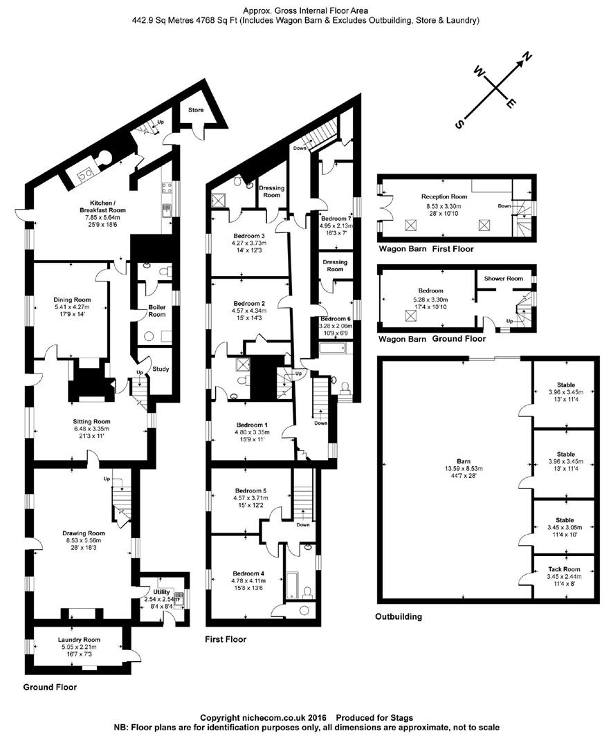 Appley Court Farm, Appley, Wellington floorplan