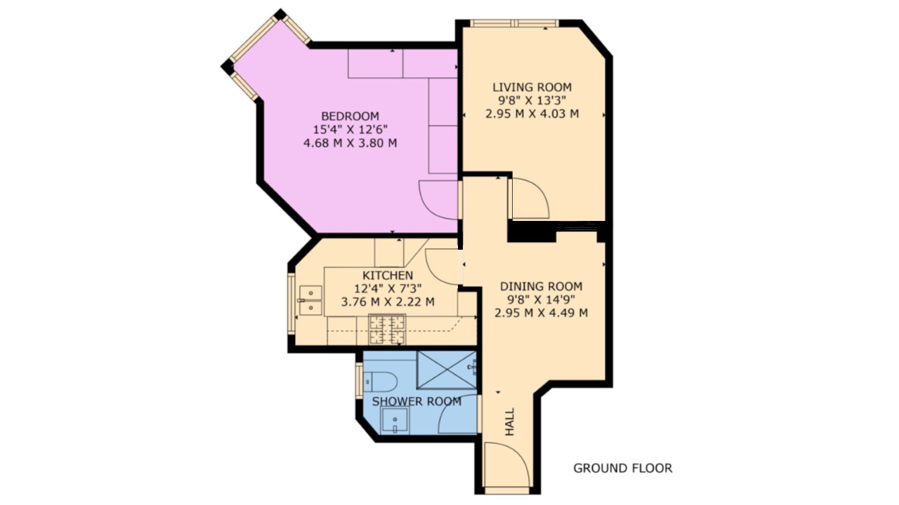 Lanark Road, London floorplan