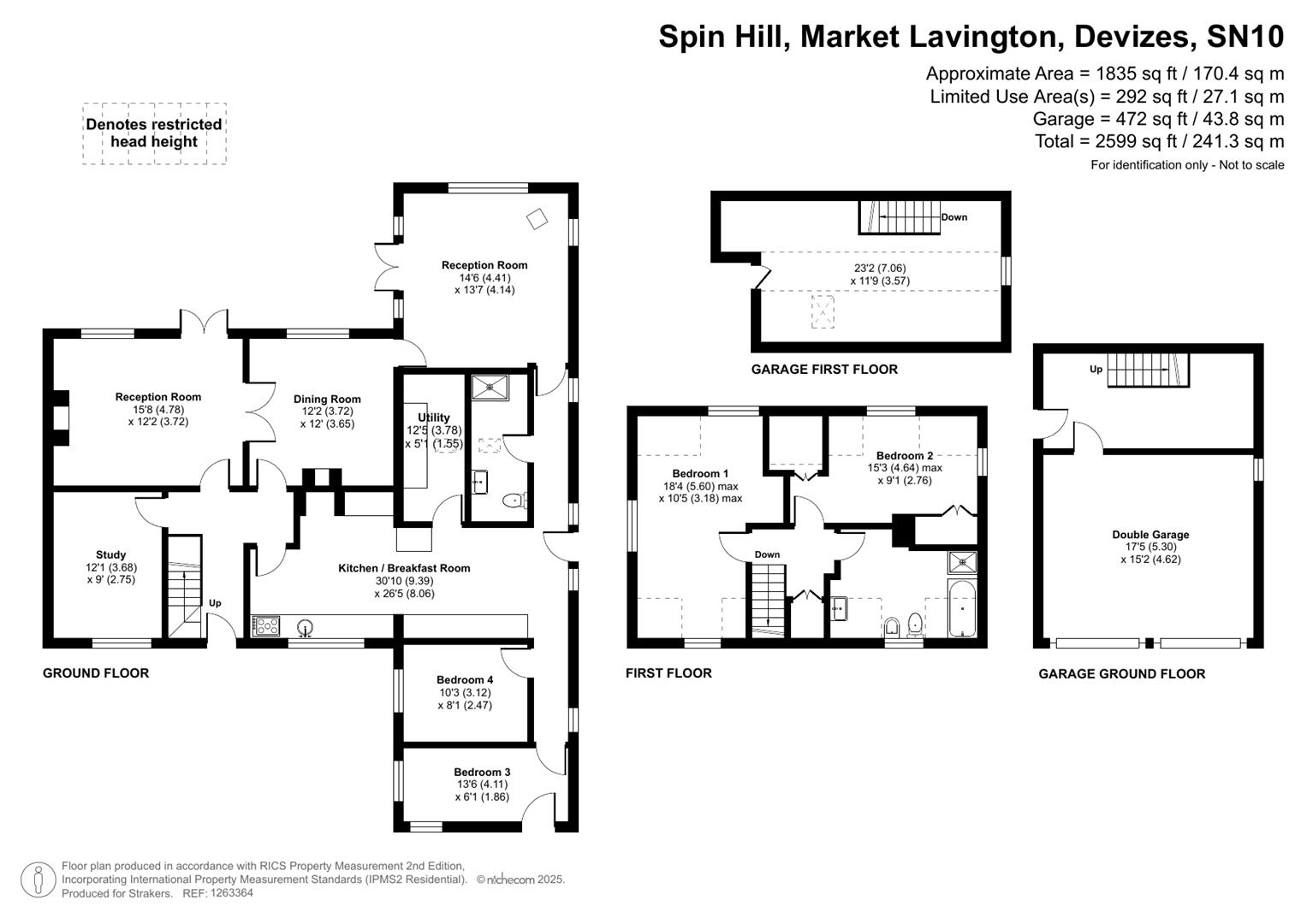 St Jude, 13, Spin Hill, Market Lavington floorplan