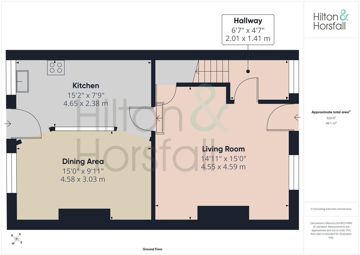 17, Peter Street, Barrowford floorplan
