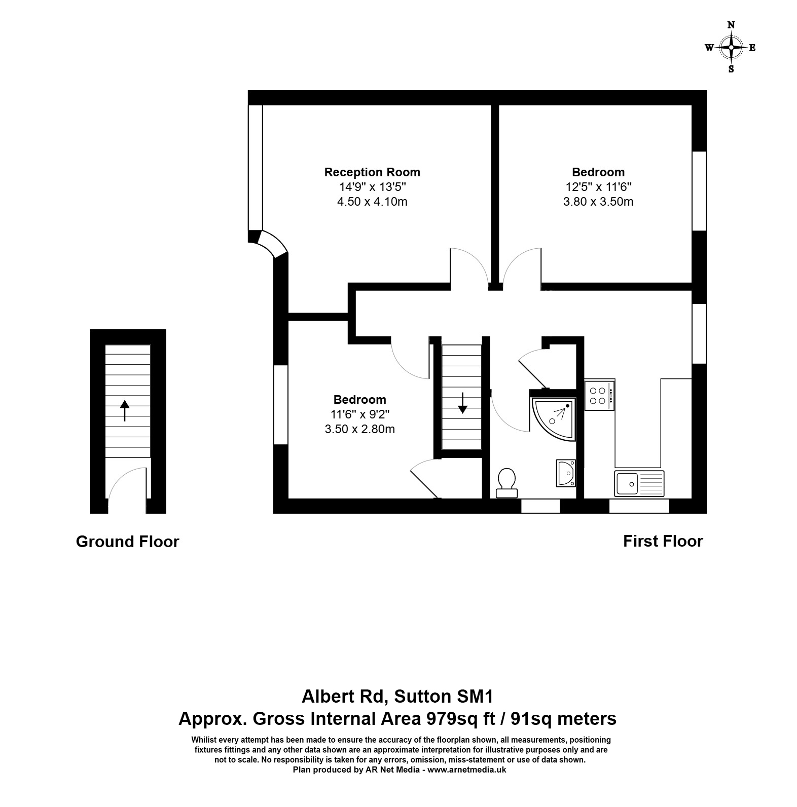9, Albert Road, Sutton floorplan
