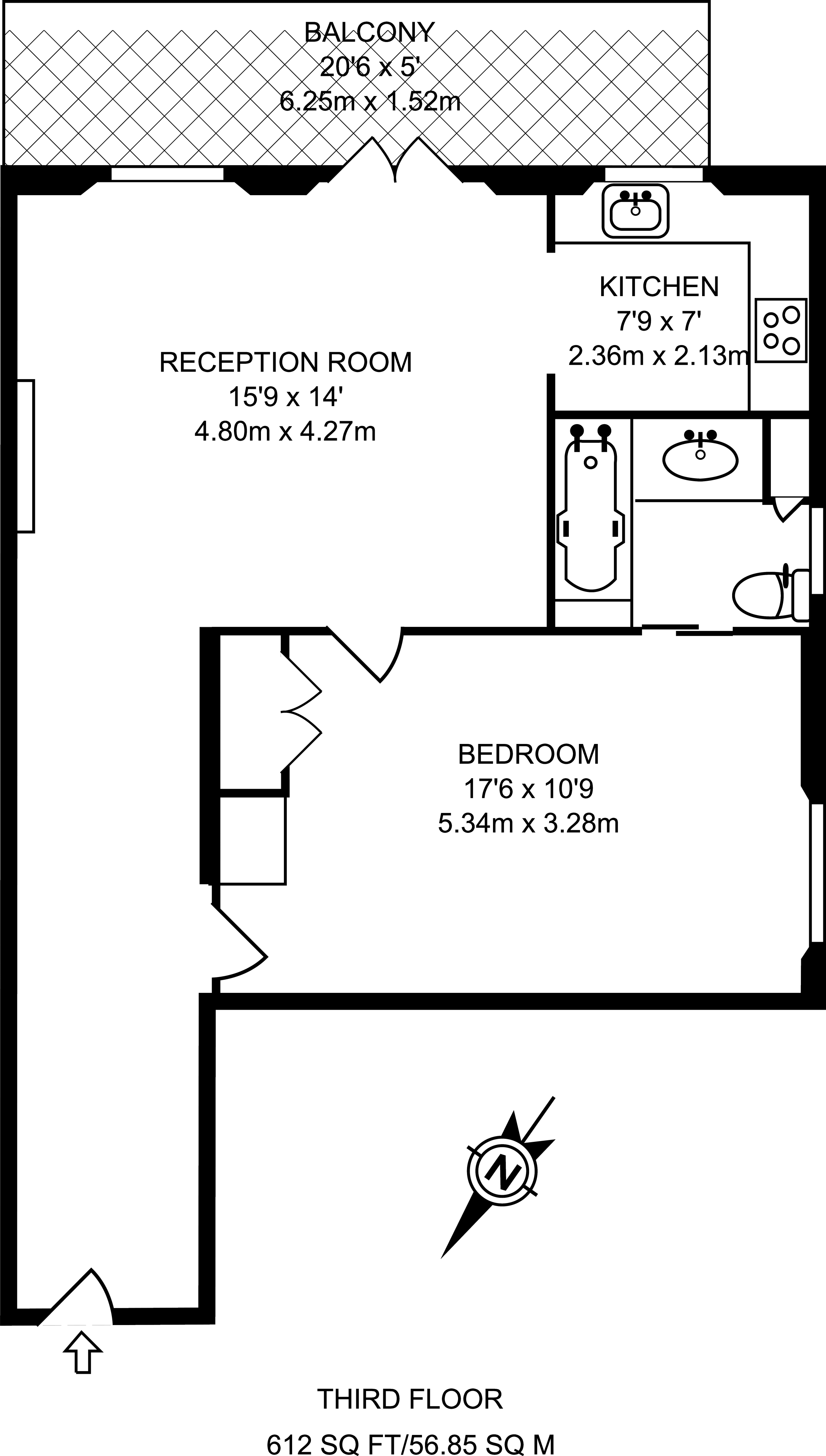 1 Bedrooms Flat to rent in Harrington Gardens, South Kensington SW7