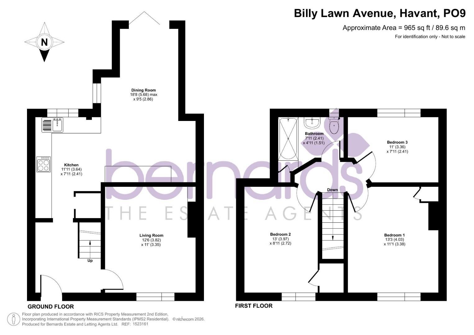 73, Billy Lawn Avenue, Havant floorplan