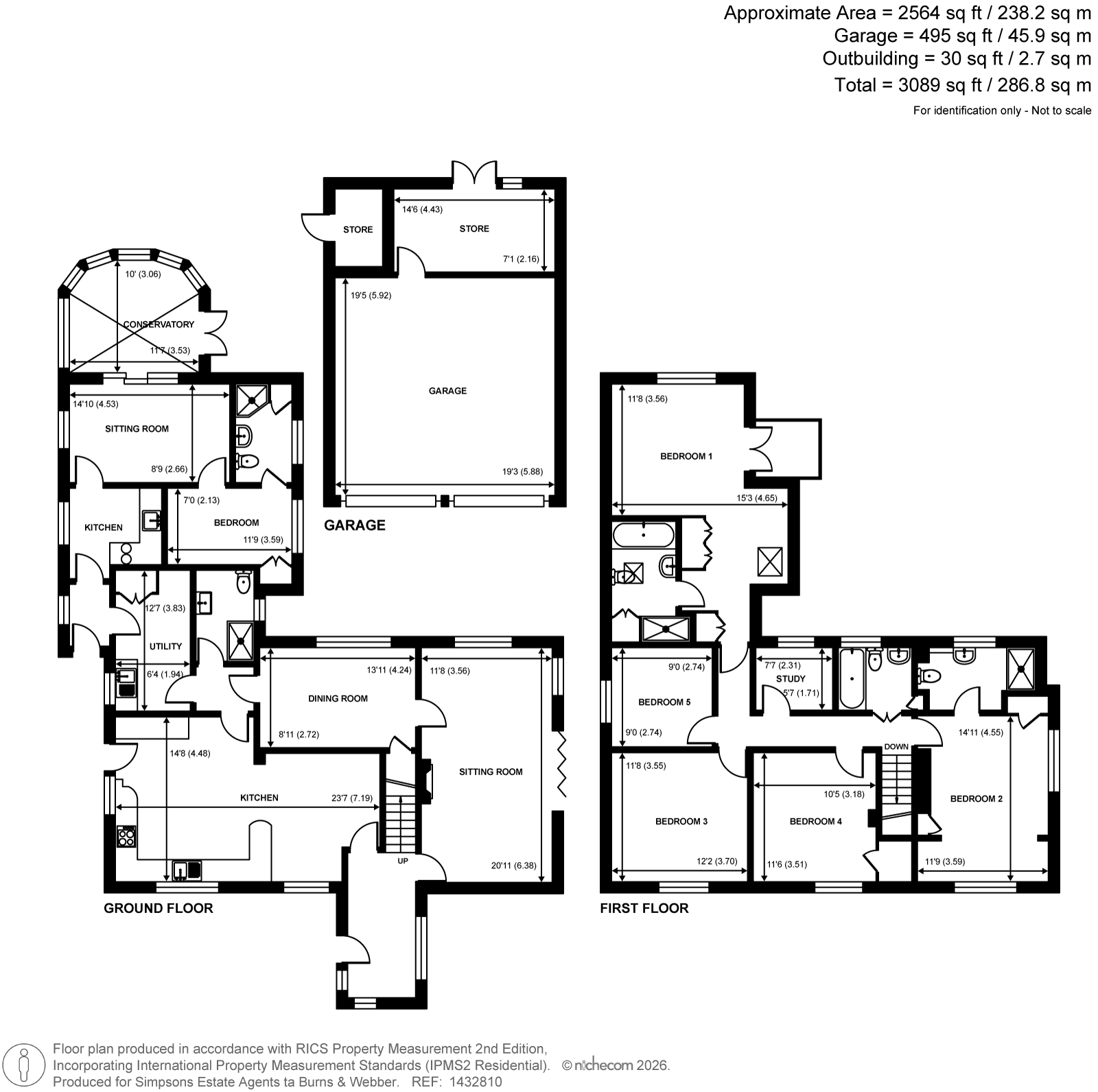 Laybrook Cottage,, Milford Road, Elstead floorplan