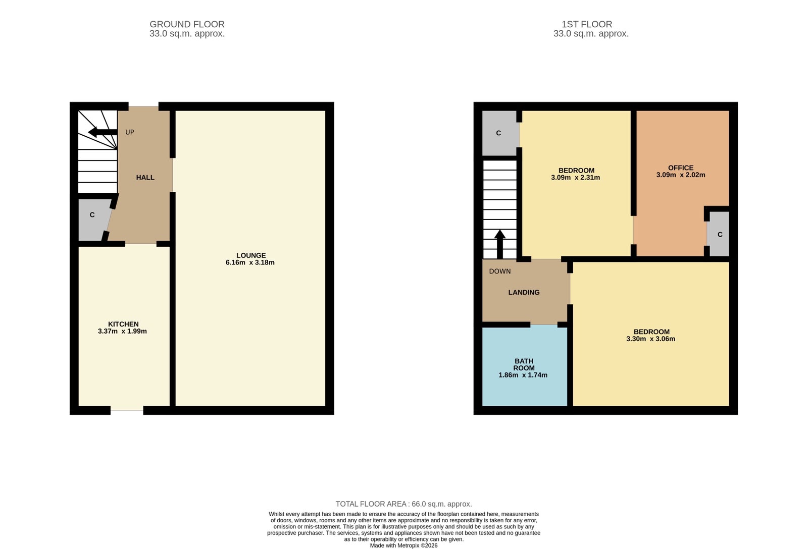 63, Gourdie Terrace, Dundee floorplan