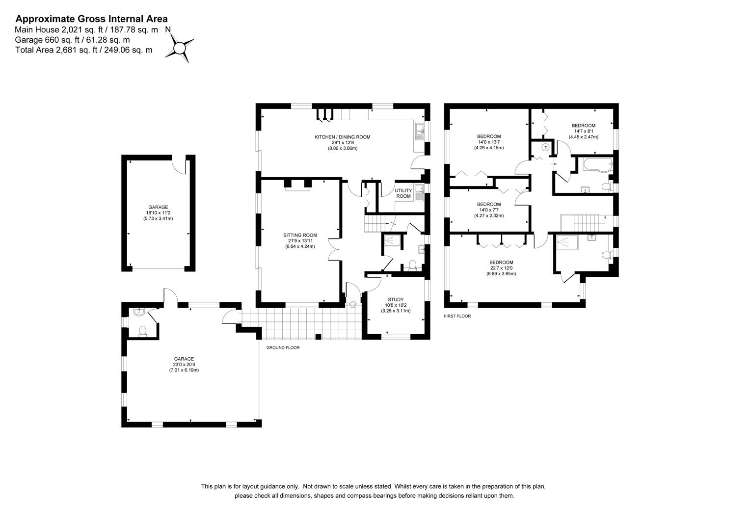 Woodbriar, Monkmead Lane, West Chiltington floorplan