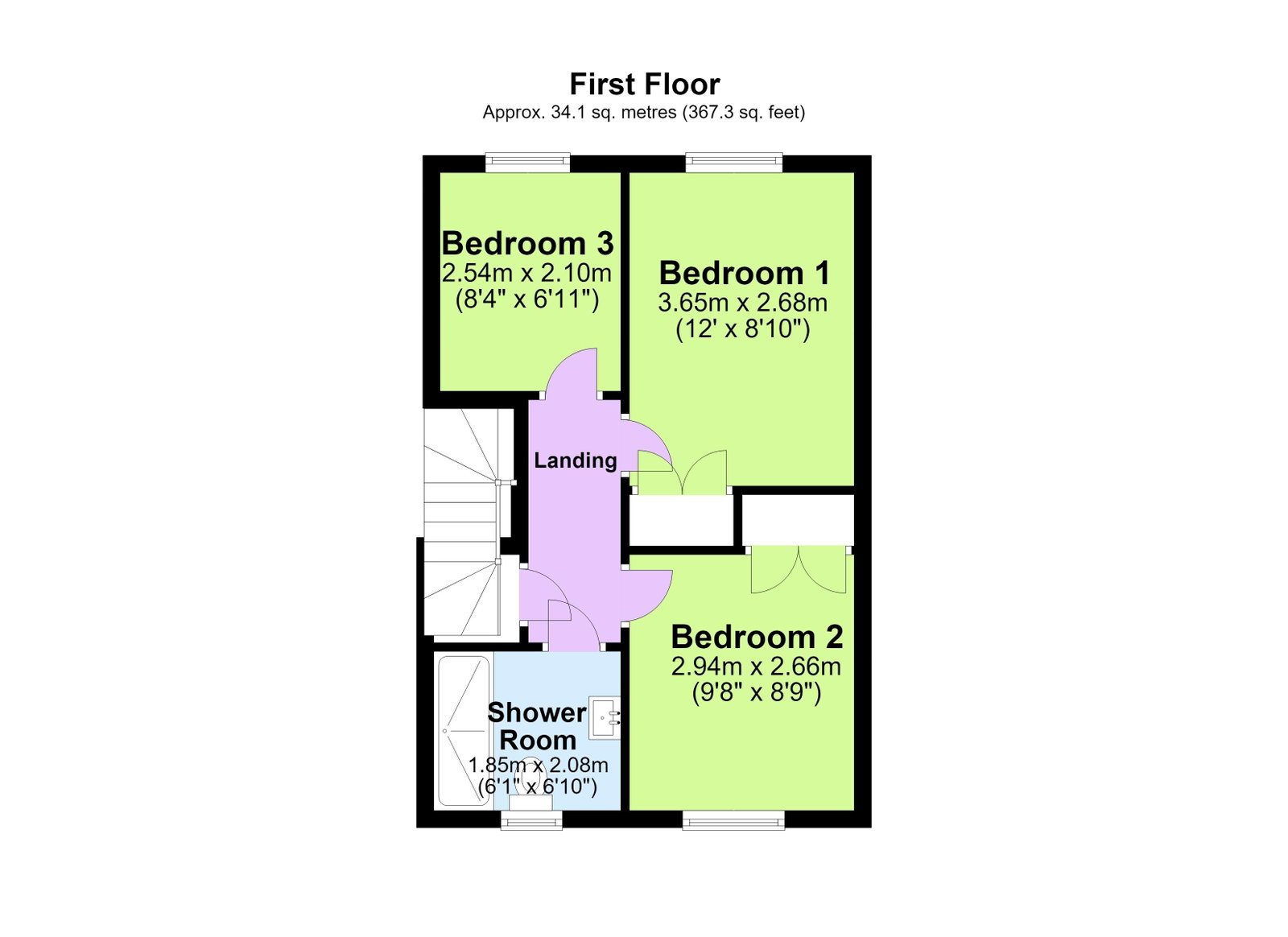 15, Springfield Road, Liskeard floorplan